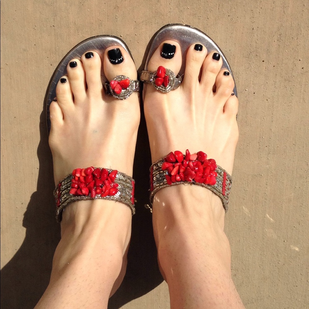 Impo Silver Kitten Heel Sandal- Free w/Purchase